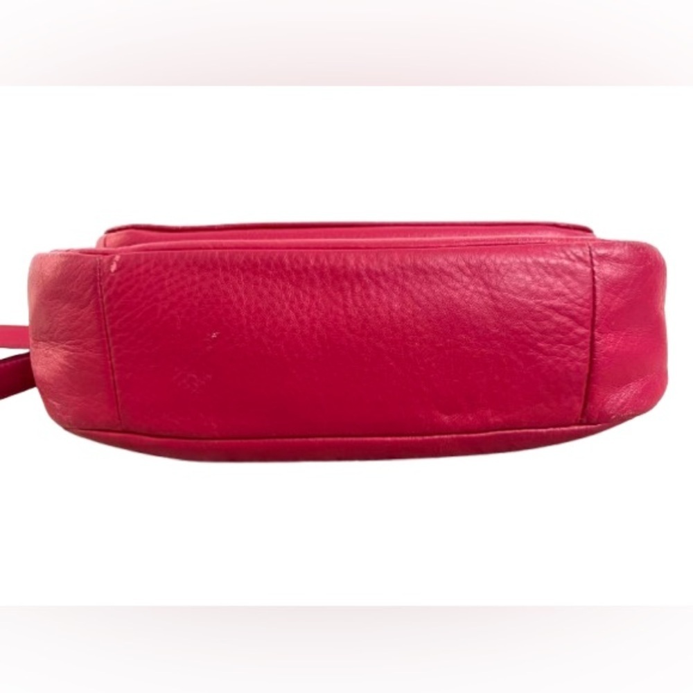 Vintage 90s Coach Taylor Mini Flap Crossbody
Berry Red Leather Silver Hardware - Picture 8 of 8